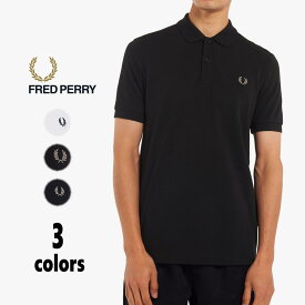 フレッドペリー FRED PERRY M6000 プレーン ポロシャツ PLAIN FRED PERRY SHIRT 100(ホワイト/ネイビー) 608(ネイビー/ホワイト) 906(ブラック/クローム)［WA］【GGOI】