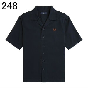 �t���b�h�y���[ FRED PERRY �V���c �u���E�X Pique Texture Revere Collar Shirt M7774 248 560�yGJOH�z