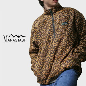 �}�i�X�^�b�V�� MANASTASH �`�����b�N �v���I�[�o�[ ���I�p�[�h CHILLIWACK PULLOVER LEOPARD 792-5252008 050(�u���E��) �yGJON�z