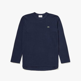 ラコステ LACOSTE クラシック フィット ロングスリーブ Tシャツ ネイビー TH7019-99 166［WA］【GHOM】