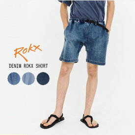 ロックス ROKX デニム ロックス ショーツ DENIM ROKX SHORT RXMS243014 R72（ヒッコリー）R75（ミッドユーズド）R77（ダークユーズド）【GIOI】