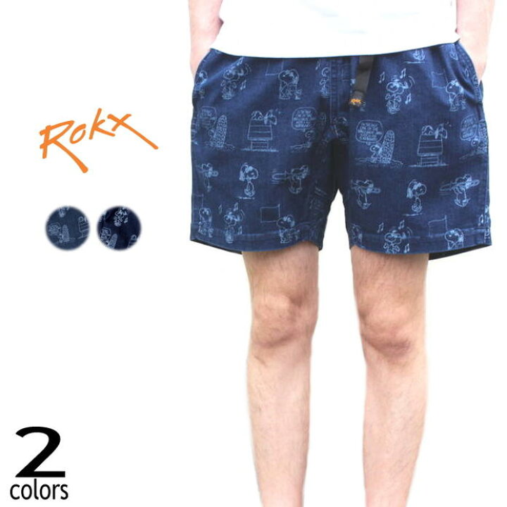 楽天市場】ロックス ROKX パンツ ピーナッツ ロックス デニム ショーツ 