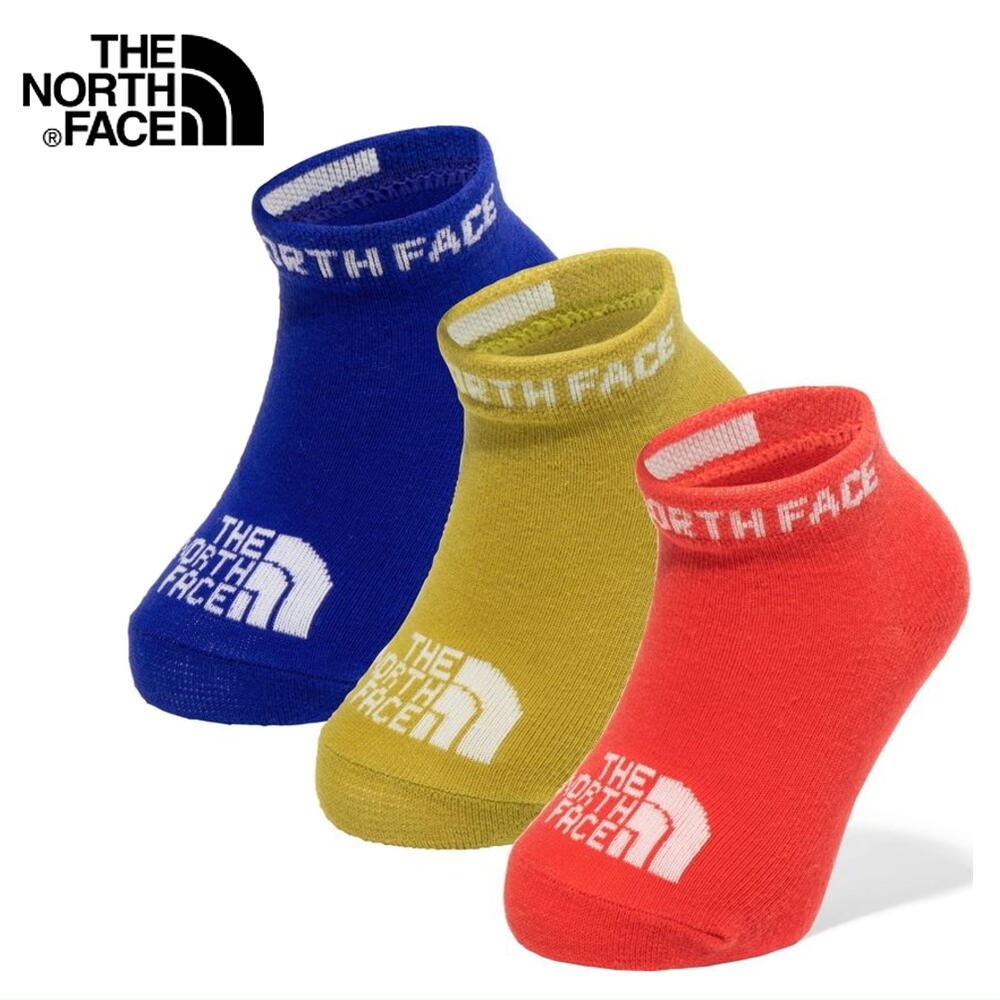 子供 ノースフェイス THE NORTH FACE 靴下 3足セット クォーター 3P（ベビー） B Quarter 3P マルチカラーラピス(ML) NNB82310［C］