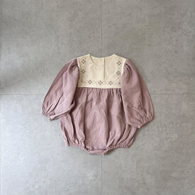 刺繍ロンパース・韓国子供服