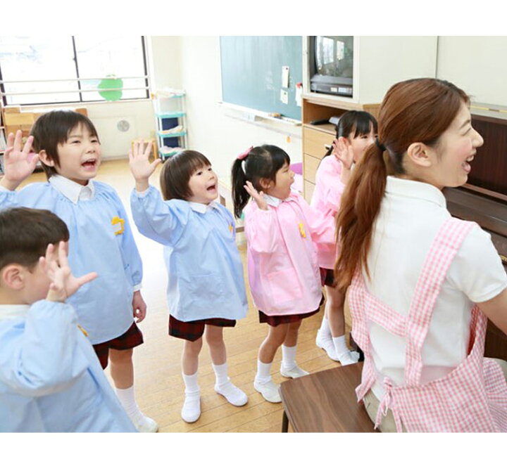 楽天市場】幼稚園 スモック半袖 スモック長袖 無地【メール便送料無料  