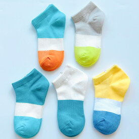 靴下 キッズ 靴下 子供 靴下【メール便送料無料】こども靴下 刺繍 子供用ショートソックス5足組 女の子 男の子 後ろがハートデザイン アンクルソックス 車ボーダー 花柄 おしゃれ かわいい ベビー 靴下 ジュニアくつした 保育園 幼稚園 通園通学靴下 子供服 春夏ff