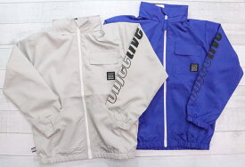 ナイロンジャンパー 140cm 150cm 160cm ジャケット ロゴ インフード ジップアップ ファスナーガード 裏メッシュ 薄手 ジュニア シンプル 子供服 男の子 スクール ジャンパー グルー ブルー