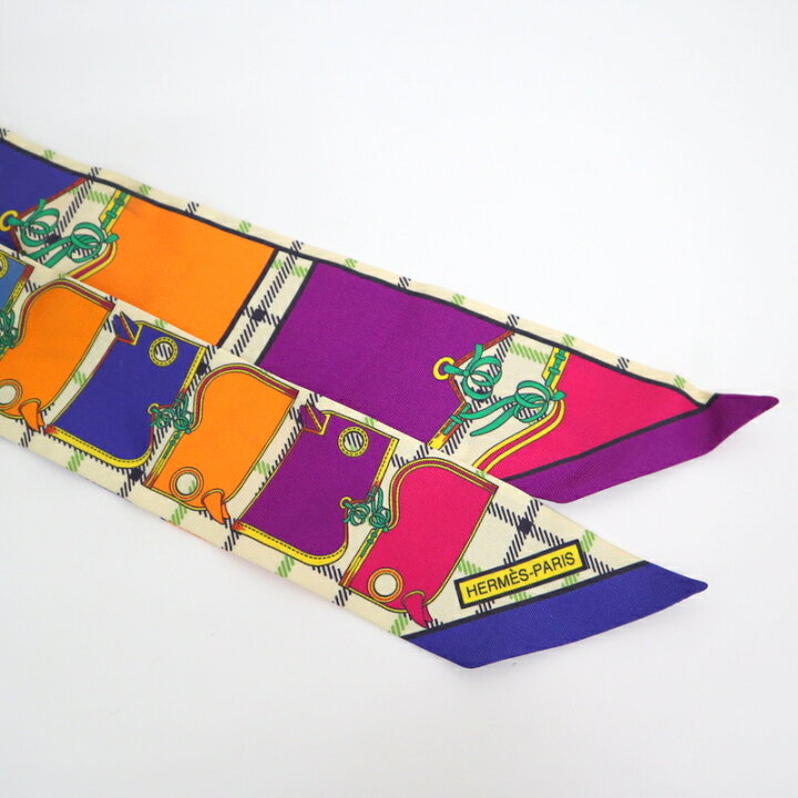 HERMES エルメス ツイリー Camails カマイユ スカーフ シルク  
