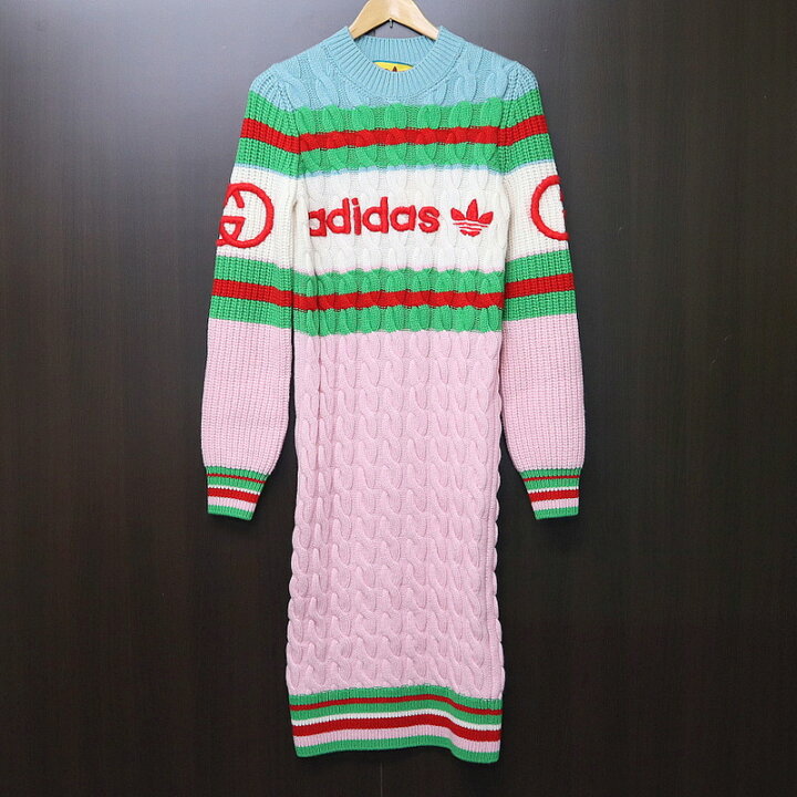 楽天市場】【GUCCI】グッチ×アディダス ニットワンピース モヘヤ  