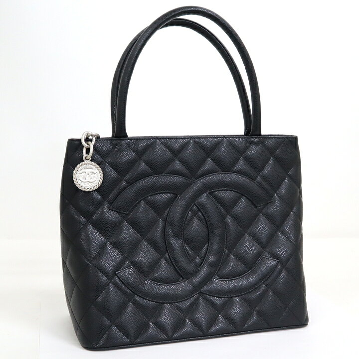 楽天市場】【CHANEL】シャネル 復刻トート キャビアスキン ブラック  