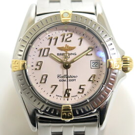 【BREITLING】ブライトリング 腕時計 カリスティーノ クォーツ SS ピンク B52345【中古】【代金引換不可】/ok03930kw