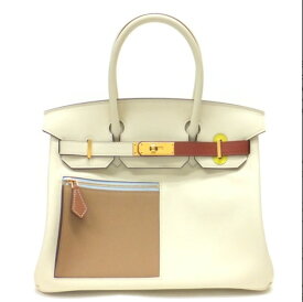 【HERMES】エルメス バーキン30カラーマティック ナタ×キュイーブル×ライム スイフト ゴールド金具 B刻 2023年【中古】【代金引換不可】/he11038207br