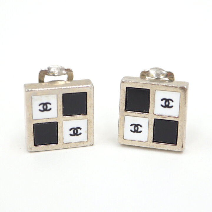 楽天市場】【CHANEL】シャネル イヤリング ココマーク スクエア 