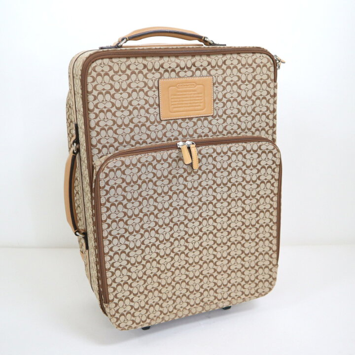 楽天市場】【COACH】コーチ キャリーバッグ ミニシグネチャー 