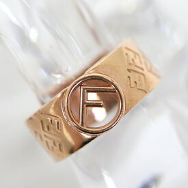 【FENDI】フェンディ エフイズフェンディ リング ピンクゴールド GP S 11.5号【中古】【代金引換不可】/hm10536tg