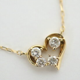 【Samantha Tiara】サマンサティアラ ダイヤネックレス K18 0.08ct 1g【中古】【代金引換不可】/kt11793tm