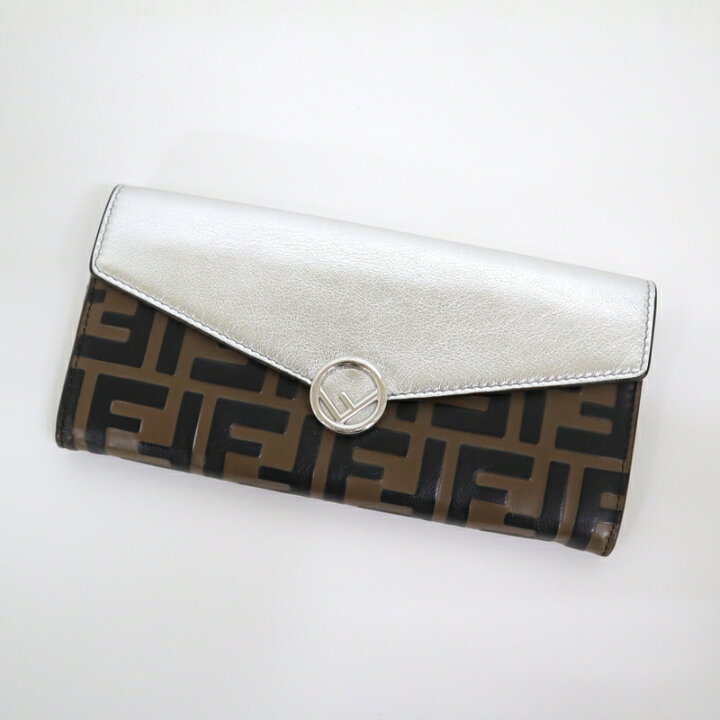 楽天市場】【FENDI】フェンディ エフイズ コンチネンタル 二つ折り長 