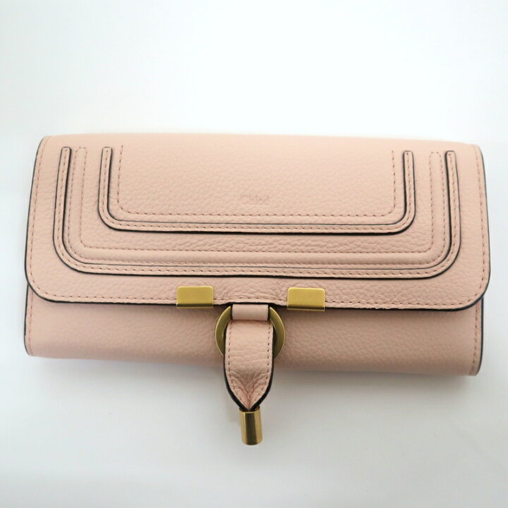 楽天市場】【Chloe】クロエ マーシー 長財布 ピンク レザー【中古  
