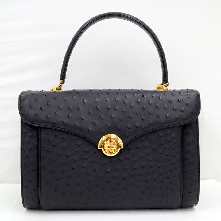 楽天市場】【EAGLE】イーグル ハンドバッグ オーストリッチ ブラック  