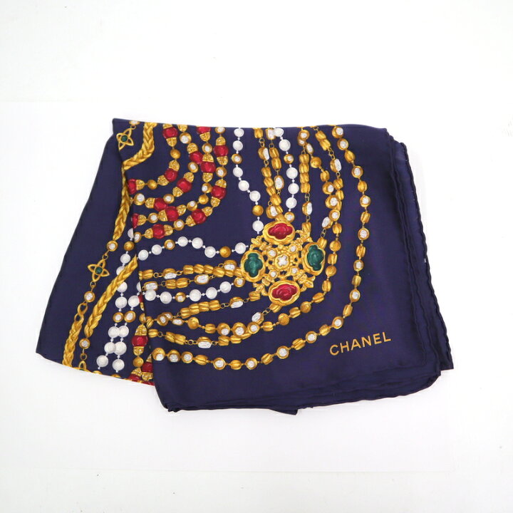 新品シャネルトラ柄シルクスカーフPARIS-BOMBAY CHANEL - バンダナ 