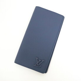 【LOUIS VUITTON】ルイヴィトン ポルトフォイユ・ブラザ 2つ折り長財布 アエログラム M81810 RFID【中古】【代金引換不可】/ok06070tm