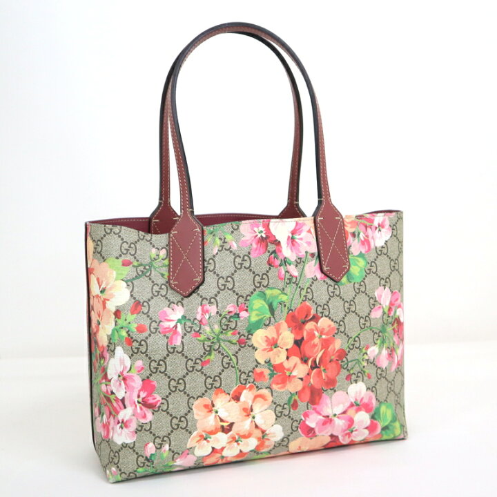 楽天市場】【GUCCI】グッチ GGブルームス リバーシブルトートバッグ  
