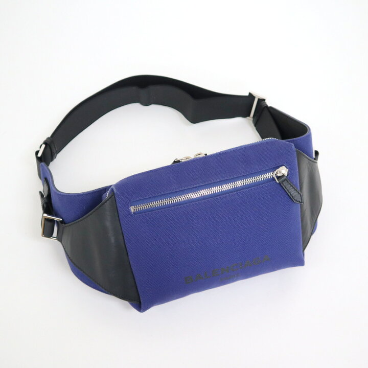 楽天市場】【BALENCIAGA】バレンシアガ ボディバッグ ブラック×ブルー  
