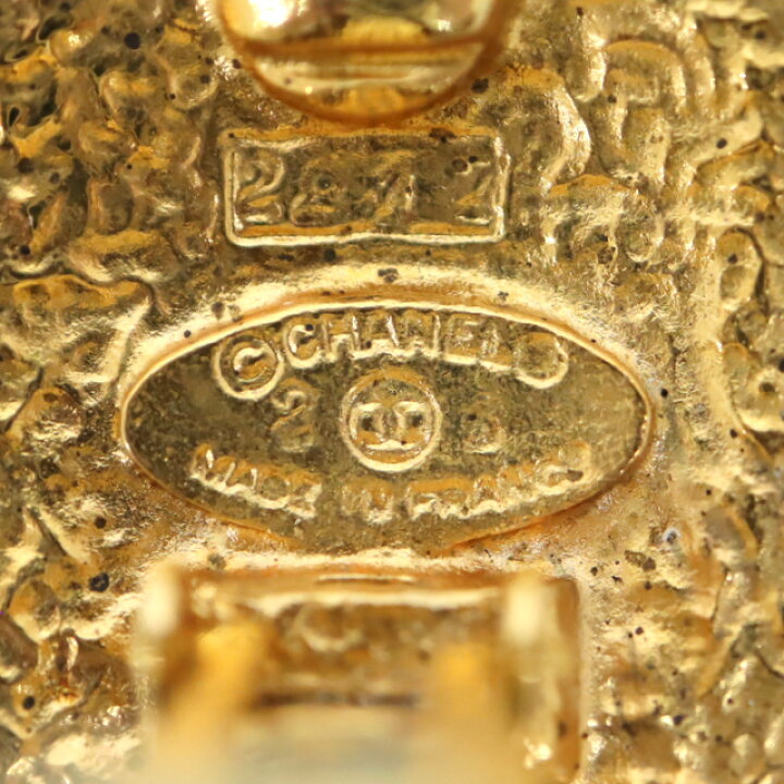 楽天市場】【CHANEL】シャネル グリポア ヴィンテージ イヤリング  