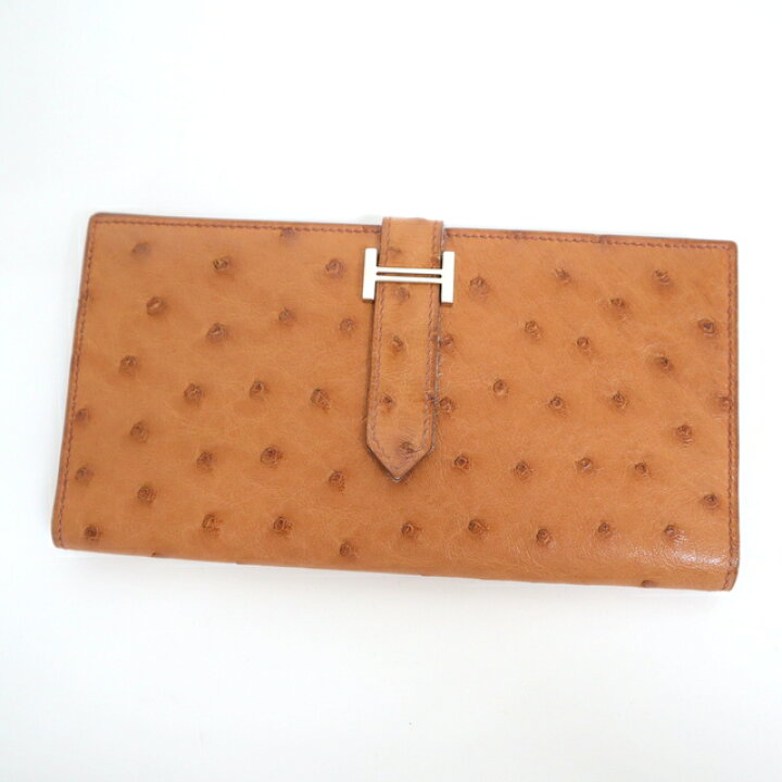 楽天市場】【HERMES】エルメス ベアンスフレ 2つ折り長財布  