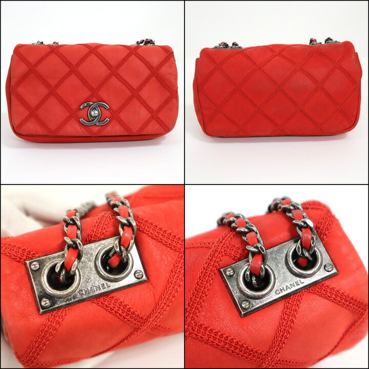 楽天市場】【CHANEL】シャネル ショルダーバッグ Wチェーン  