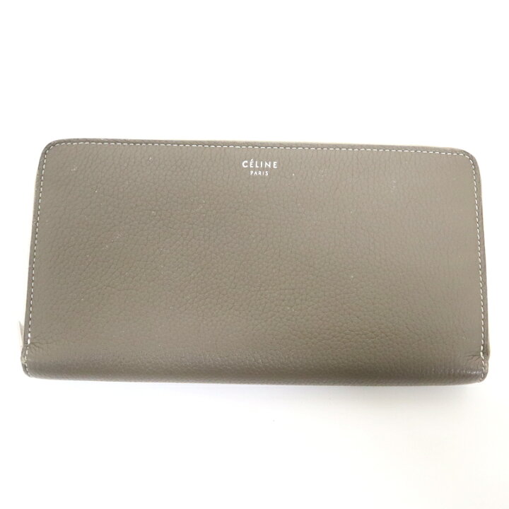 楽天市場】【CELINE】セリーヌ 長財布 F GA 1187 グレーxイエロー  