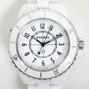 【CHANEL】シャネル J12 H5698 腕時計 ホワイトセラミック 33mm クォーツ【中古】【代金引換不可】/br4028md