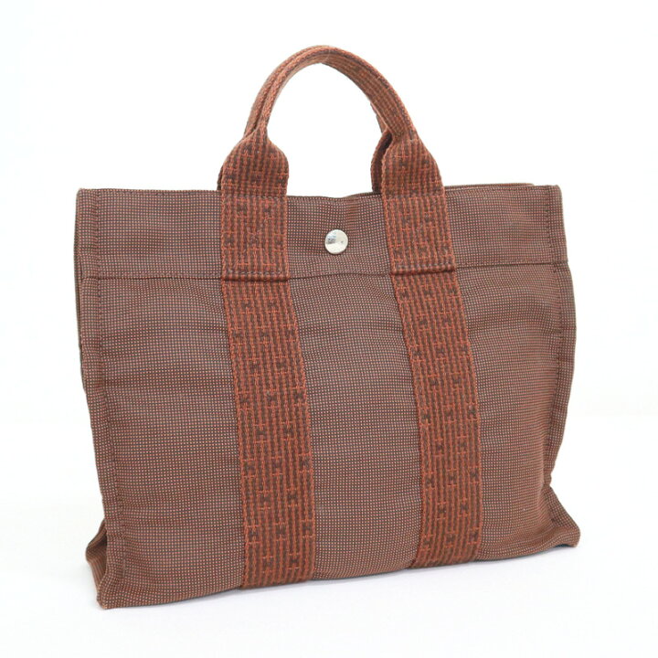 楽天市場】【HERMES】エルメス エールラインPM トートバッグ ブラウン 