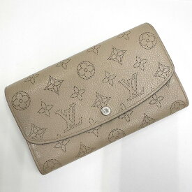 【LOUISVUITTON】ルイヴィトン ポルトフォイユ・イリス 2つ折り長財布 マヒナ グレー M60144 TN2106【中古】【代金引換不可】/kt15721ar