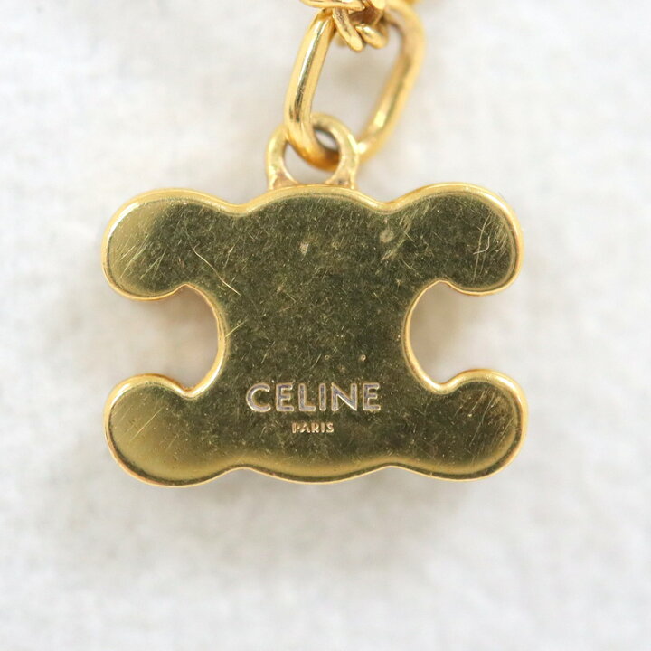 楽天市場】【CELINE】セリーヌ ネックレス トリオンフ ラインストーン  