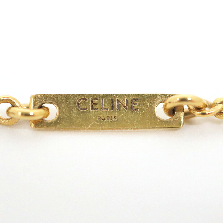 楽天市場】【CELINE】セリーヌ ネックレス トリオンフ ラインストーン  