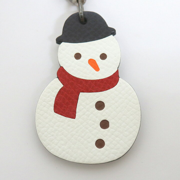 楽天市場】【HERMES】エルメス バッグチャーム キーホルダー 雪だるま 