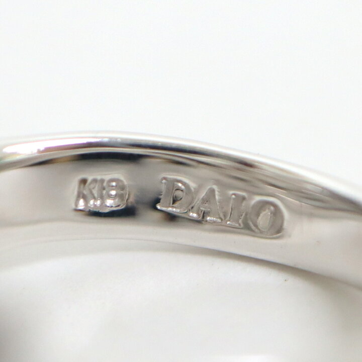 楽天市場】【Jewelry】13g K18WG リング D0.50 バラモチーフ/ホワイト  