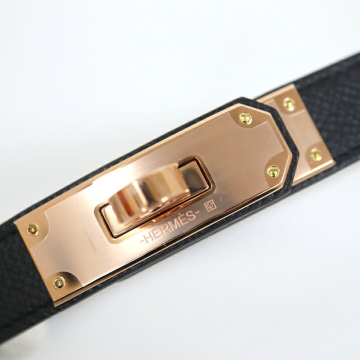 楽天市場】【HERMES】エルメス ケリーベルト レザー×ローズゴールド 