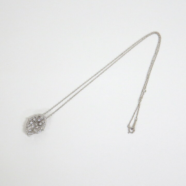 楽天市場】【MIKIMOTO】ミキモト スイングダイヤ・ネックレス K18WG  