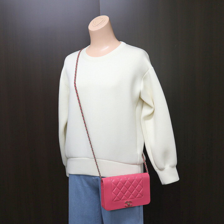 楽天市場】【CHANEL】シャネル チェーンウォレット19 マトラッセ  