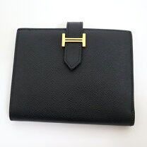 楽天市場】エルメス ベアン 財布 黒の通販