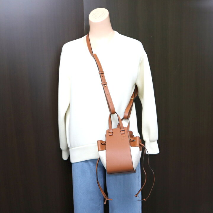 楽天市場】【LOEWE】ロエベ ハンモックバッグ ドローストリング ミニ  