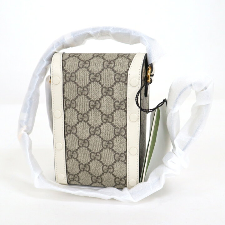 楽天市場】【GUCCI】グッチ 縦型ショルダーバッグ ホースビット GG  