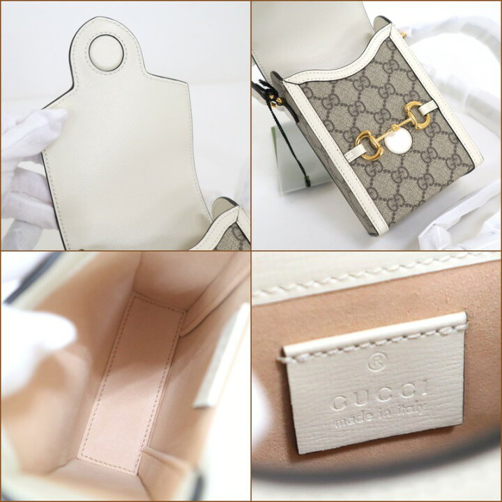 楽天市場】【GUCCI】グッチ 縦型ショルダーバッグ ホースビット GG  