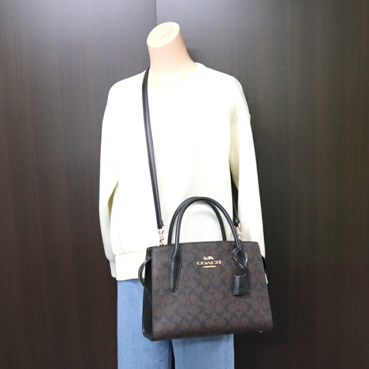 楽天市場】【COACH】コーチ アンドレア キャリーオール・シグネチャー 