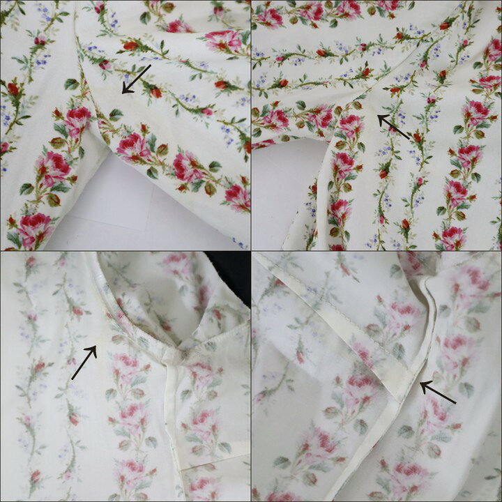 楽天市場】【GUCCI】グッチ フリル長袖シャツ 36サイズ ホワイト 花柄 