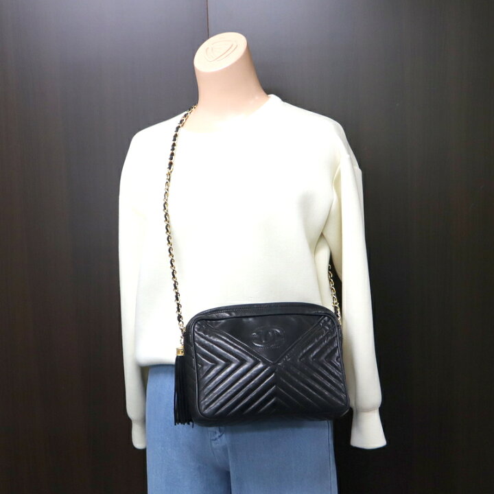 楽天市場】【CHANEL】シャネル チェーンショルダーバッグ タッセル  