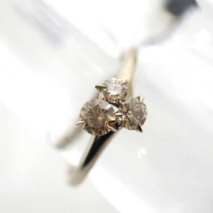 楽天市場】【KASIKEI】カシケイ K18YG デザイン・リング ブラウン  