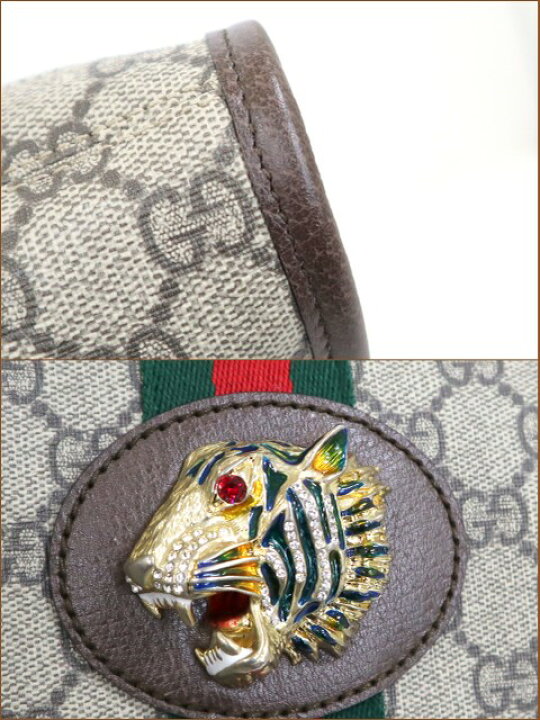 楽天市場】【GUCCI】グッチ タイガーヘッドラジャー ショルダーバッグ 